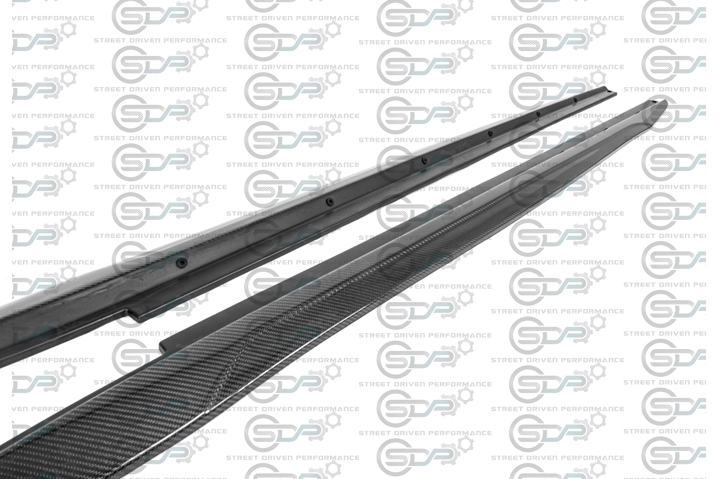2014+ CTS - Carbon Fiber Side Skirts Rocker Panels Ground Effects